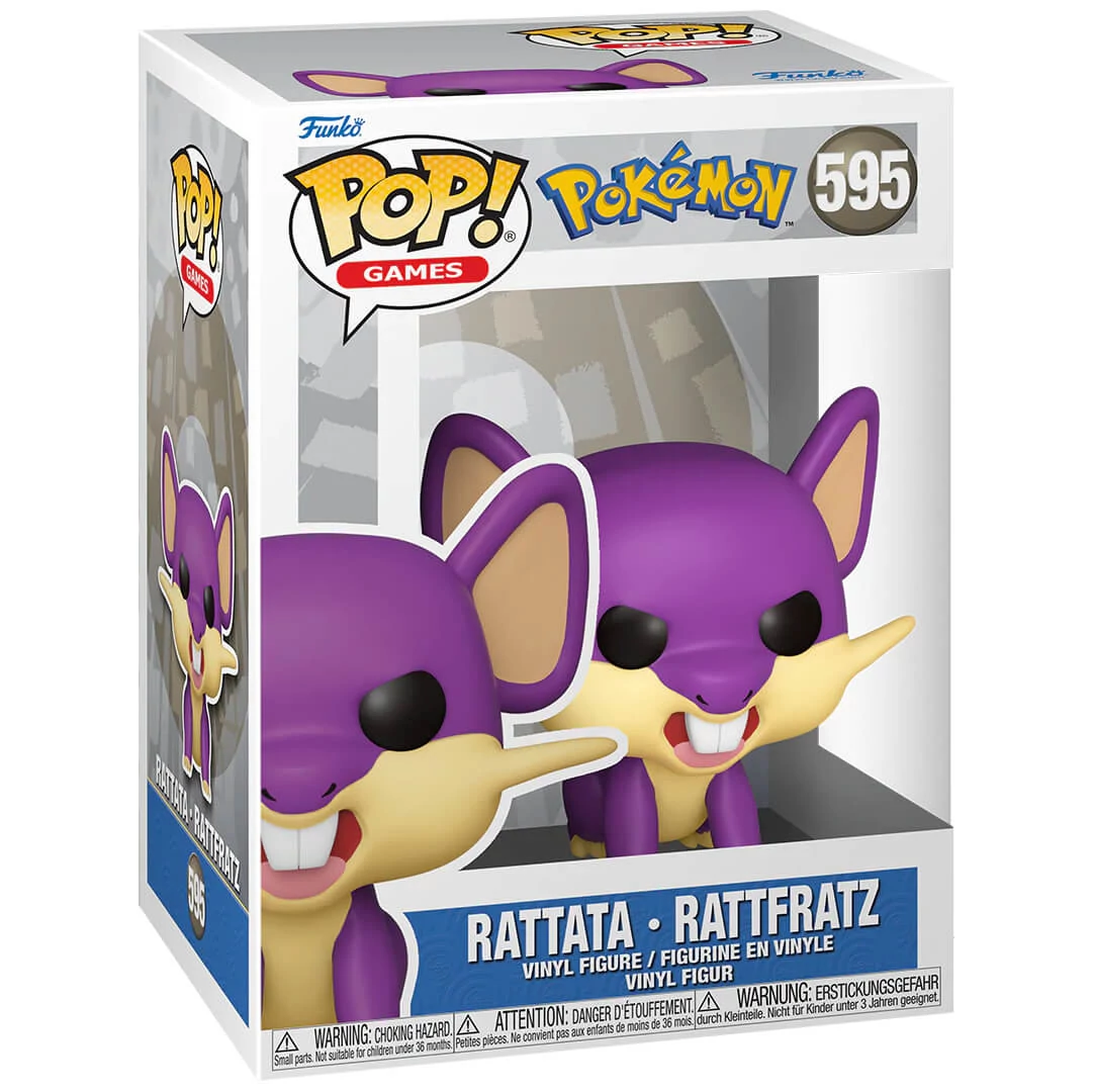 sticky Funko POP! Games: Pokemon - Rattata (EMEA) figura #595