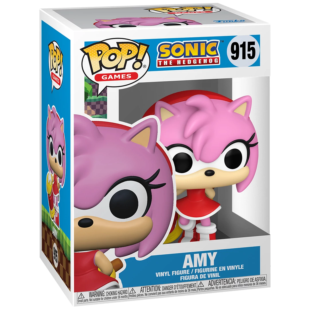 sticky Funko POP! Games: Sonic - Amy Rose figura #915