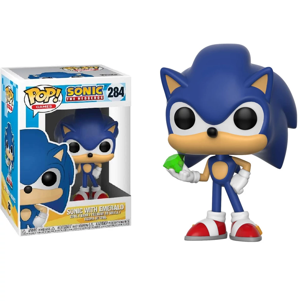 sticky Funko POP! Games: Sonic - Sonic w/ Emerald figura