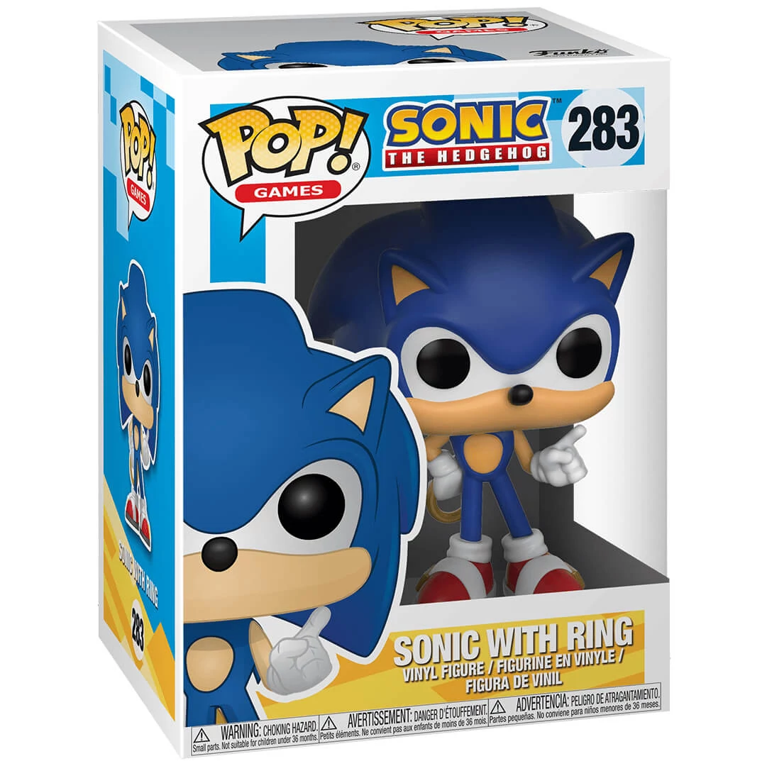 sticky Funko POP! Games: Sonic - Sonic w/ Ring figura #283