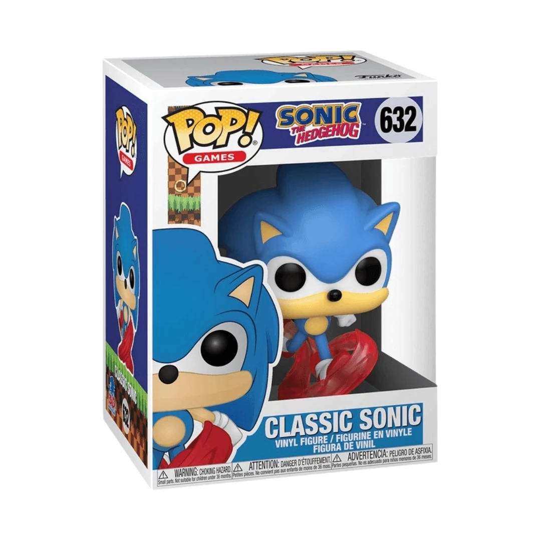 sticky Funko POP! Games: Sonic the Hedgehog - Classic Sonic figura #632