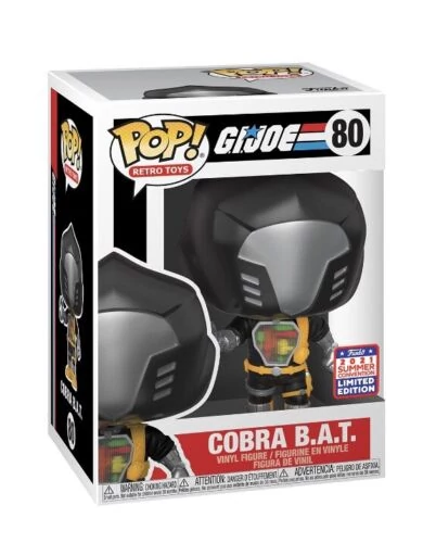 sticky Funko POP! G.I. Joe - Cobra B.A.T. SD21 figura #80