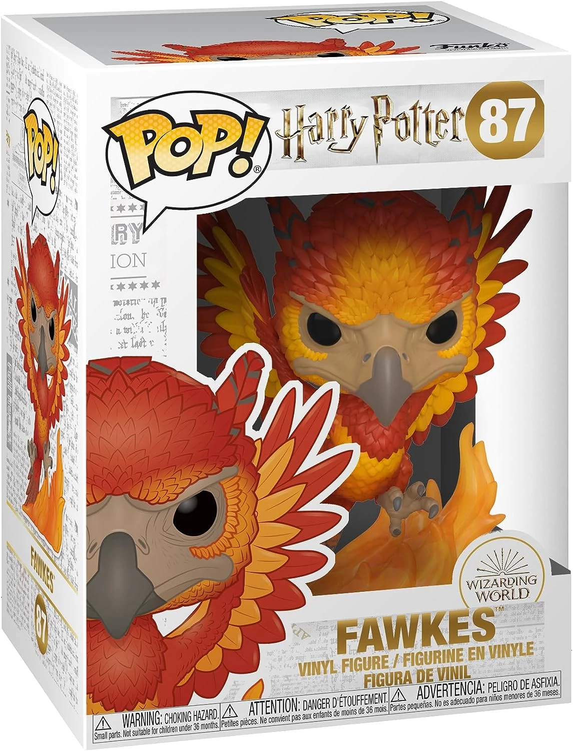 sticky Funko POP! Harry Potter - Fawkes figura #87