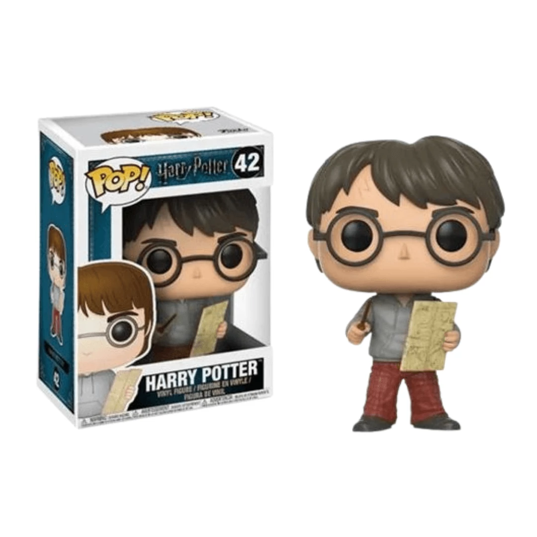 sticky Funko POP! Harry Potter: Harry Potter w/Marauders Map figura #42