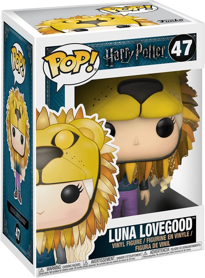 sticky Funko POP! Harry Potter: Luna Lovegood w/Lion Head figura #47
