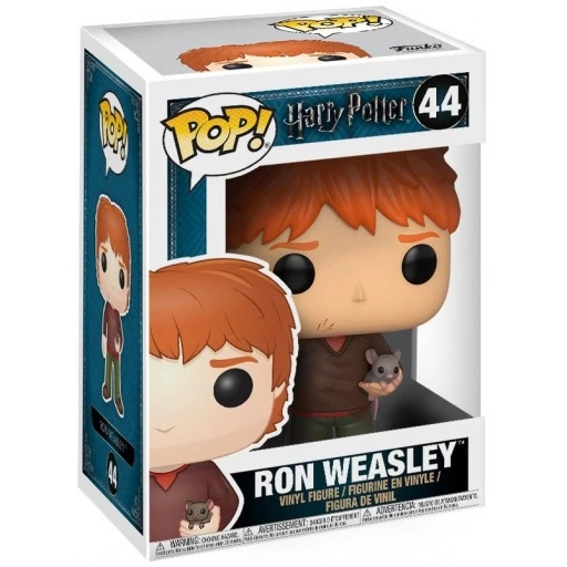 sticky Funko POP! Harry Potter - Ron Weasley w/ Scabbers figura #44