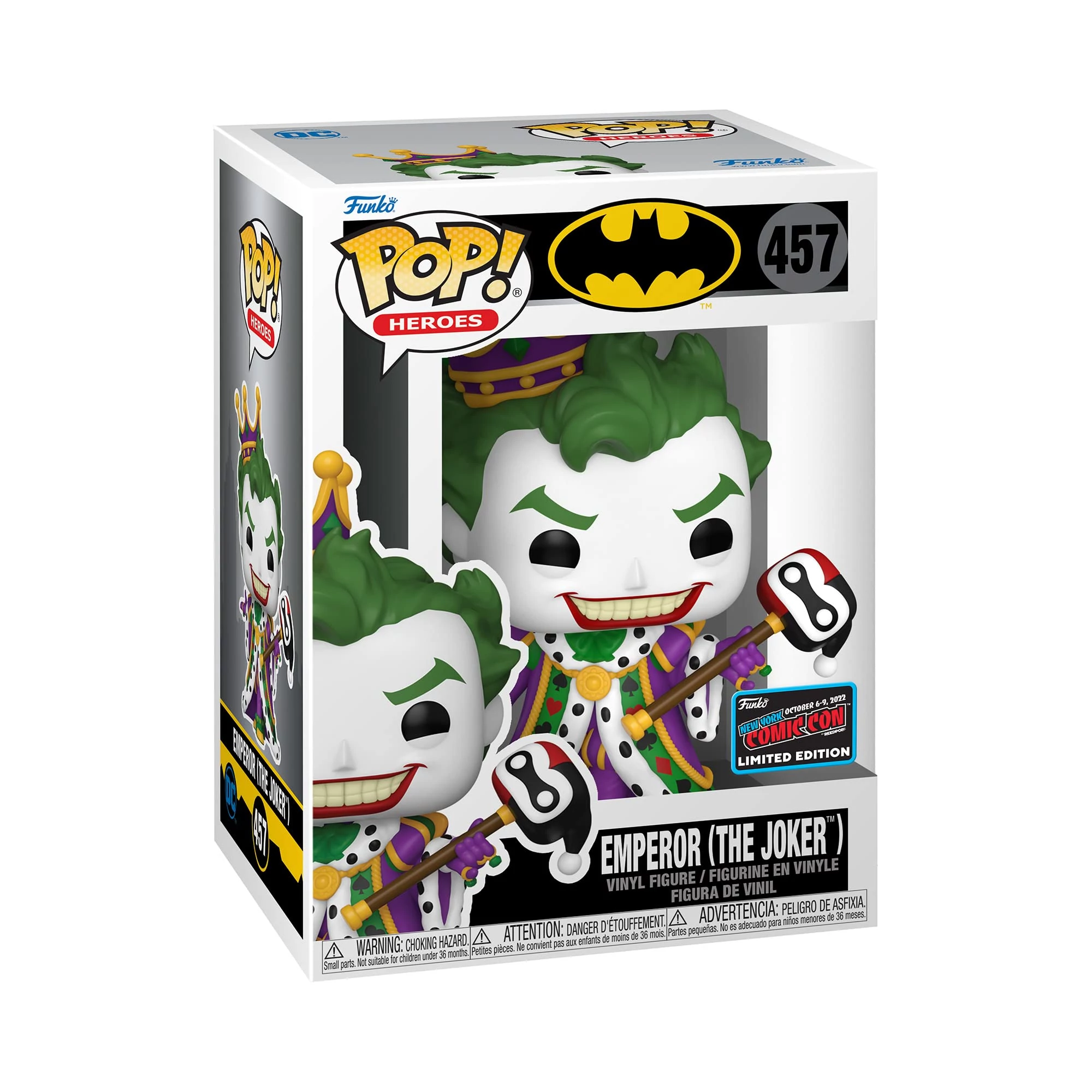 sticky Funko Pop! Heroes: DC - Emperor (The Joker) figura #457