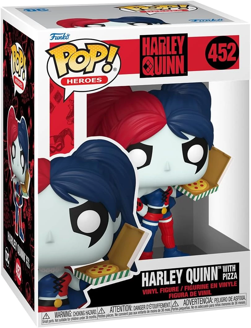 sticky Funko POP! Heroes: DC - Harley Quinn w/pizza figura #452