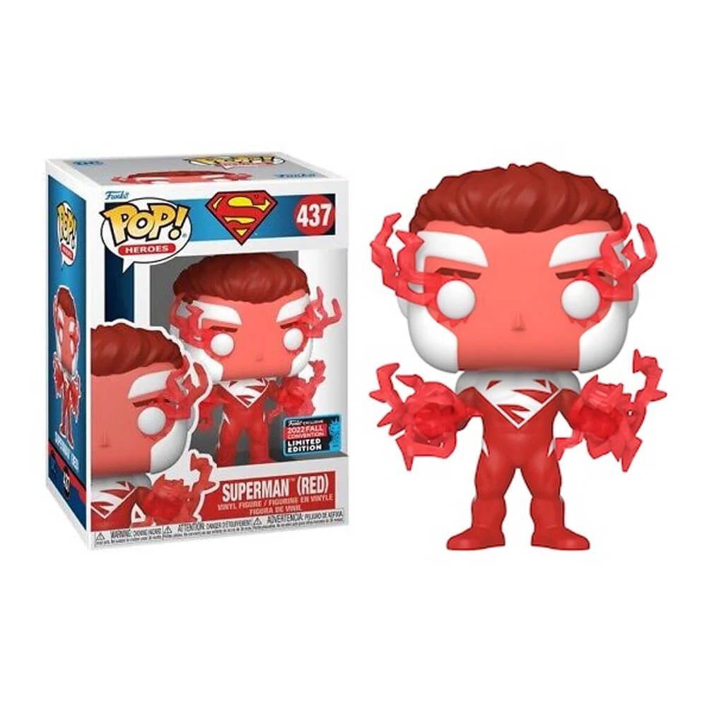 sticky Funko Pop! Heroes: DC Super Heroes - Superman (Red) figura #437