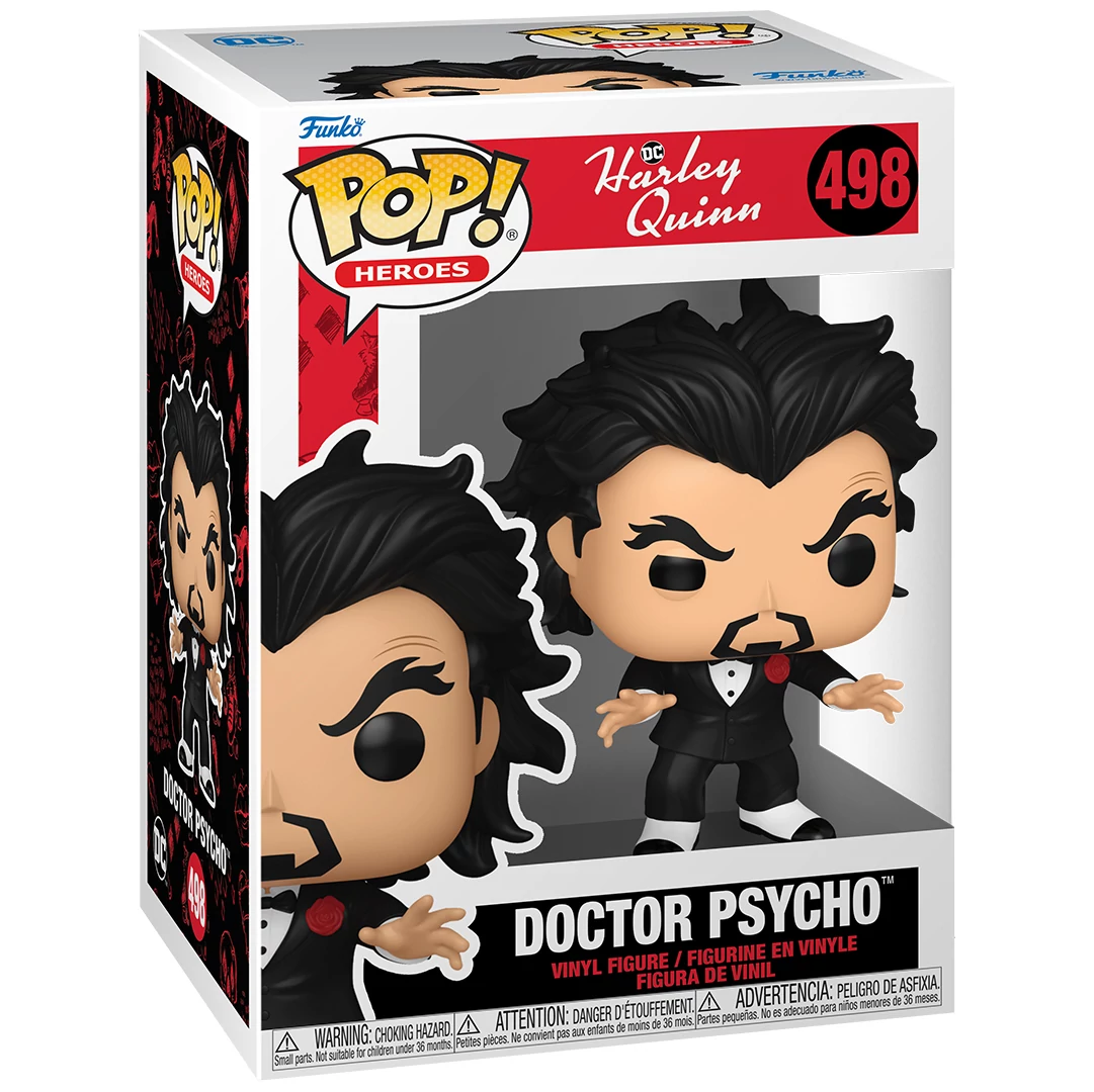 sticky Funko POP! Heroes: Harley Quinn - Doctor Psycho figura #498