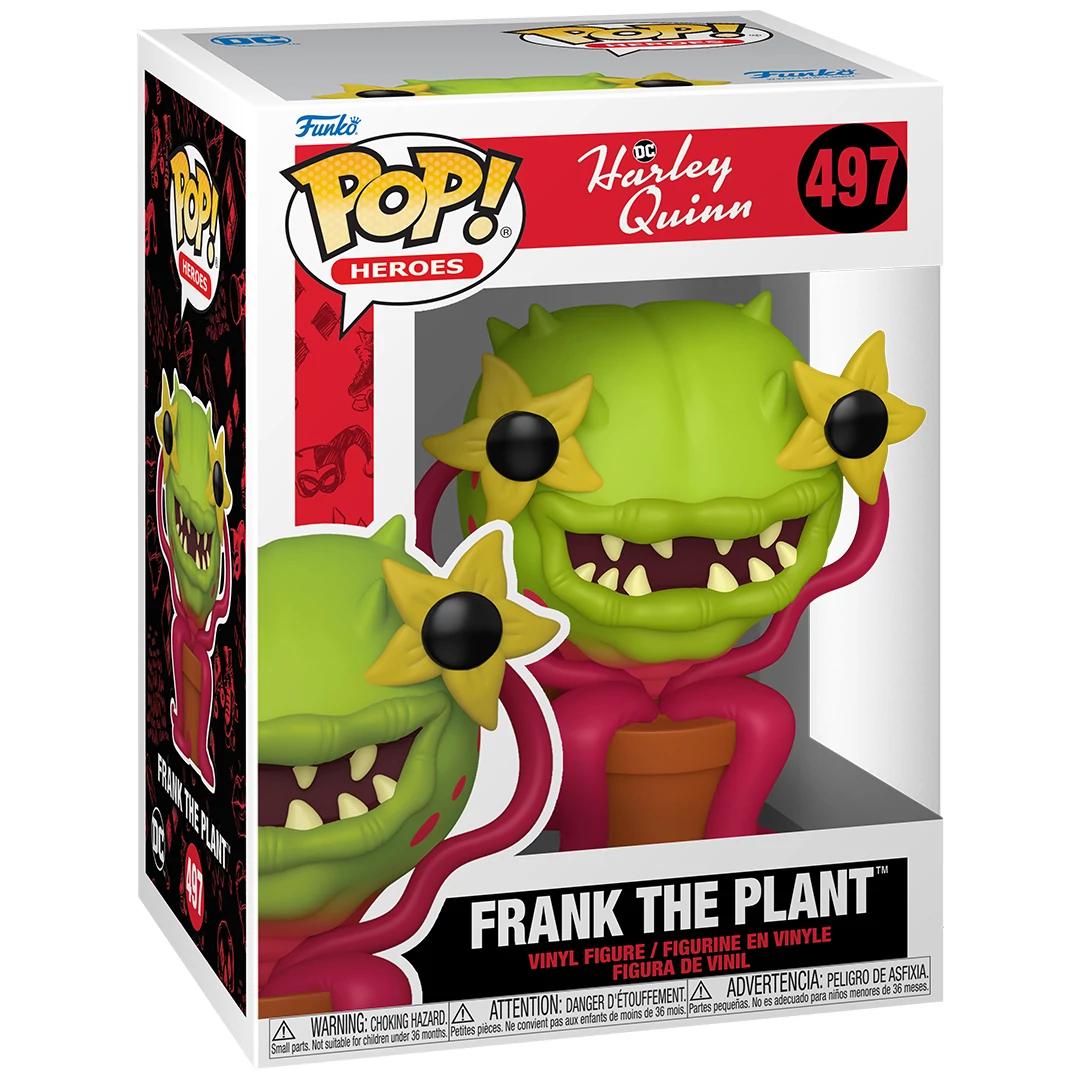 sticky Funko POP! Heroes: Harley Quinn - Frank the Plant figura #497