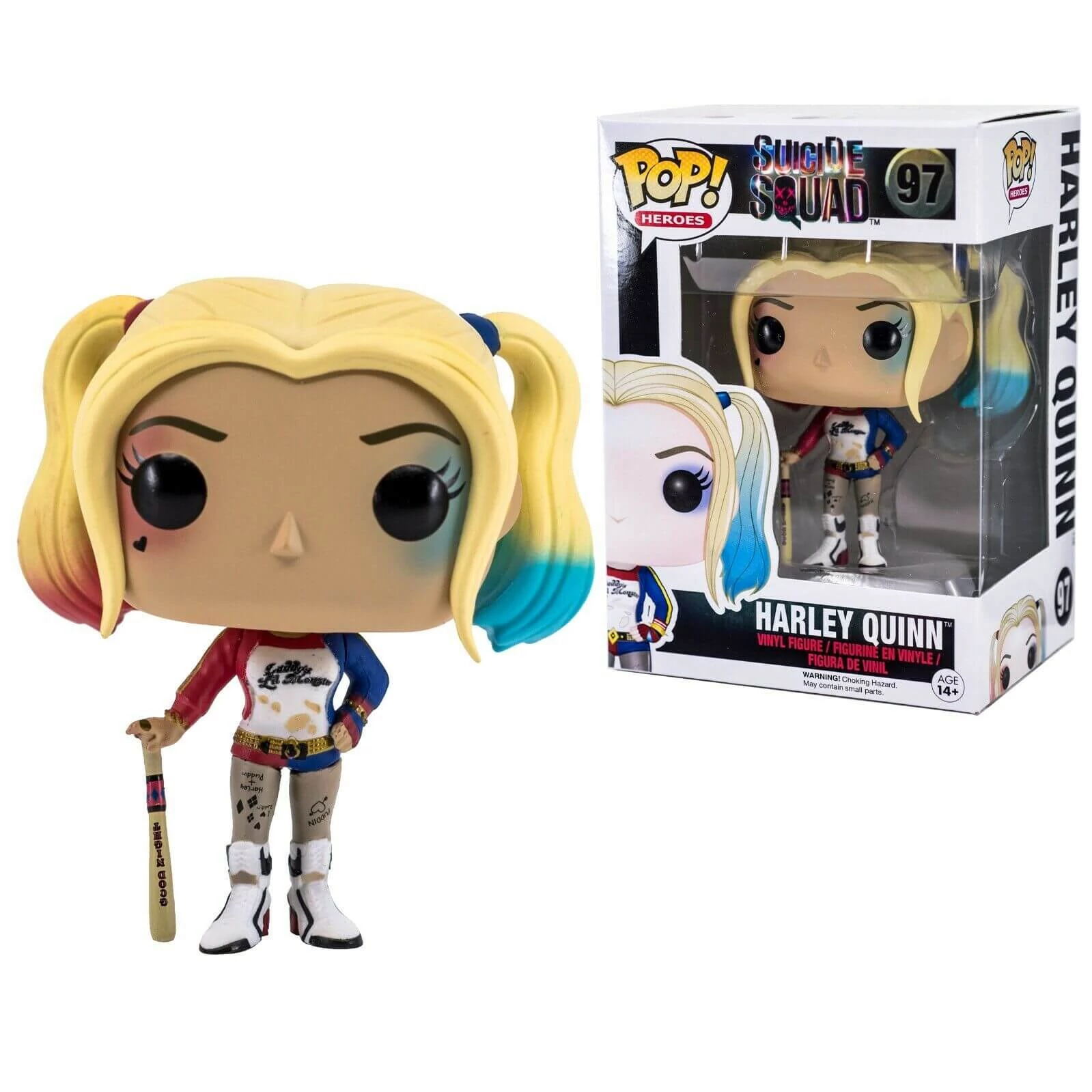 sticky Funko Pop! Heroes: Suicide Squad - Harley Quinn figura #97