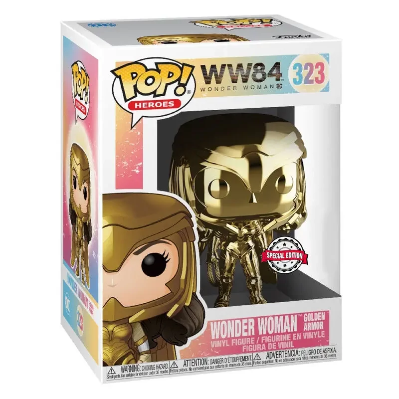 sticky Funko POP! Heroes: Wonder Woman 1984 - WW Gold Power figura #323