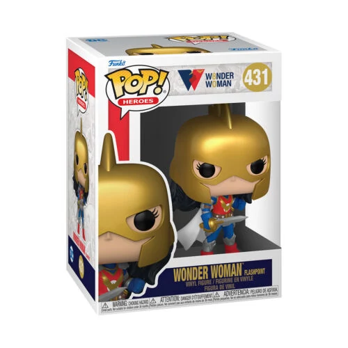 sticky Funko POP! Heroes: Wonder Woman 80th Anniversary - Wonder Woman (Flashpoint) figura #431