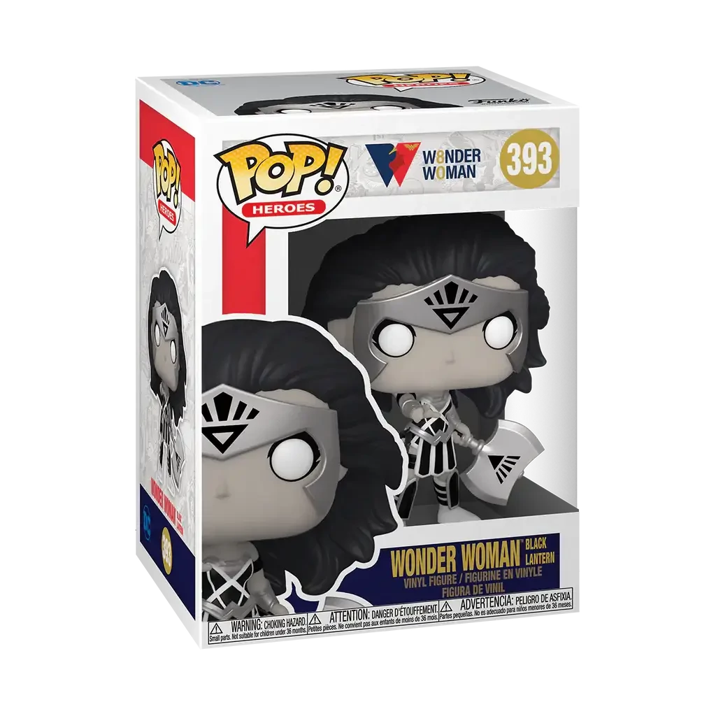 sticky Funko Pop! Heroes: WW80th - Wonder Woman (Black Lantern) figura #393