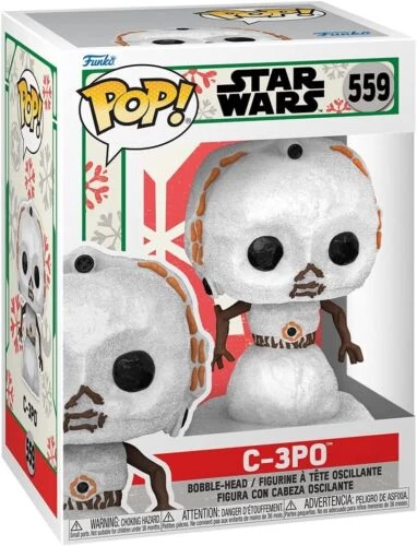 sticky Funko POP! Holiday Star Wars: C-3PO (SNWMN) figura #559