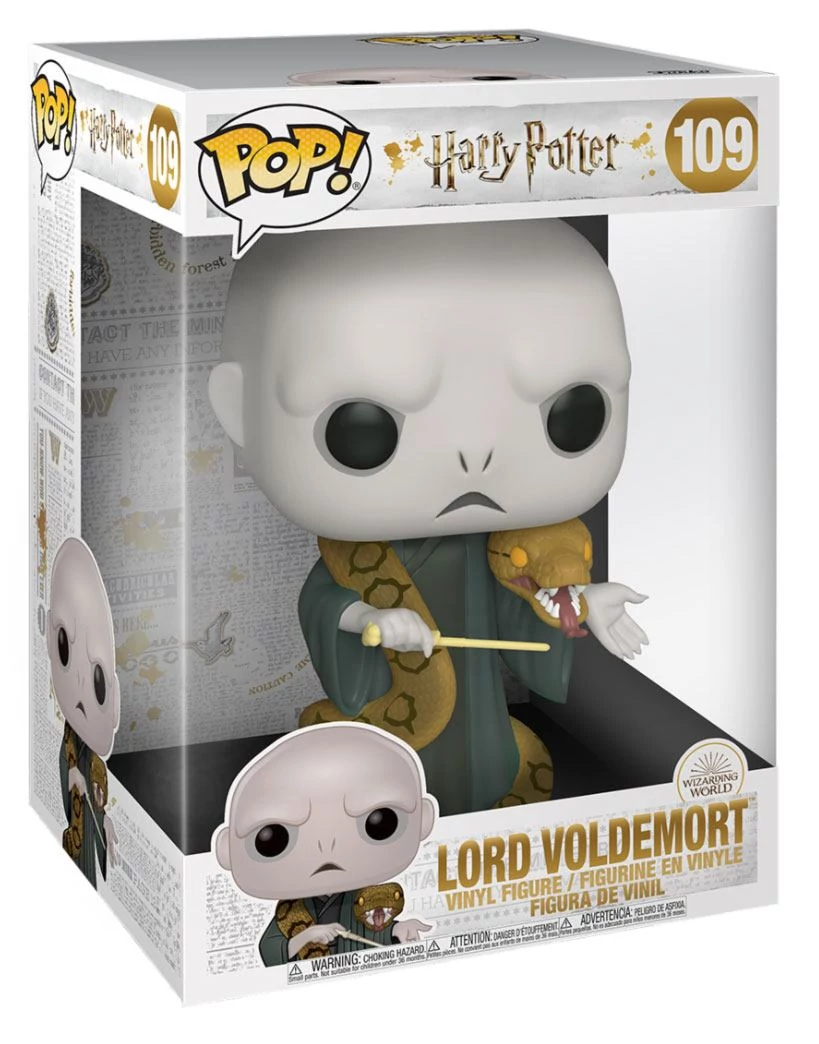 sticky Funko POP! Jumbo: Harry Potter - Voldemort w/Nagini figura