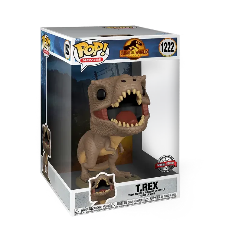sticky Funko Pop! Jumbo: Jurassic World Dominion - T. Rex figura #1222
