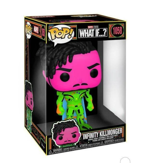 sticky Funko POP! Jumbo: What If - Infinity Killmonger figura #1058