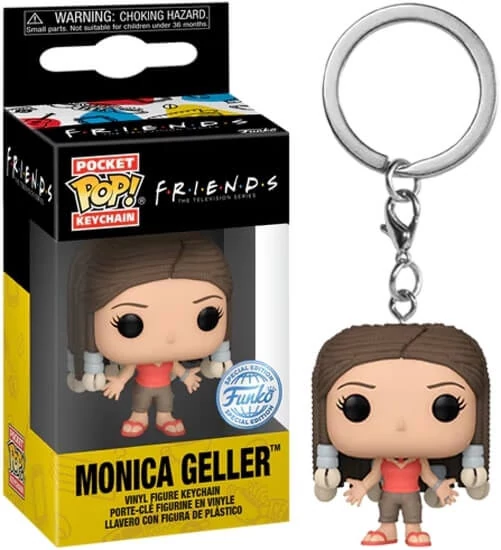 sticky Funko POP! Friends - Monica w/ Braids kulcstartó