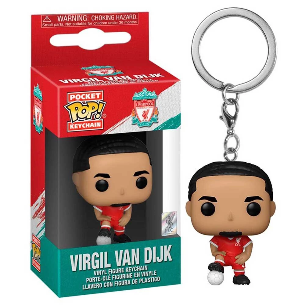 sticky Funko POP! Liverpool - Virgil van Dijk kulcstartó