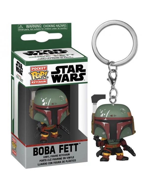 sticky Funko POP! Star Wars - Book of Boba Fett Boba Fett kulcstartó