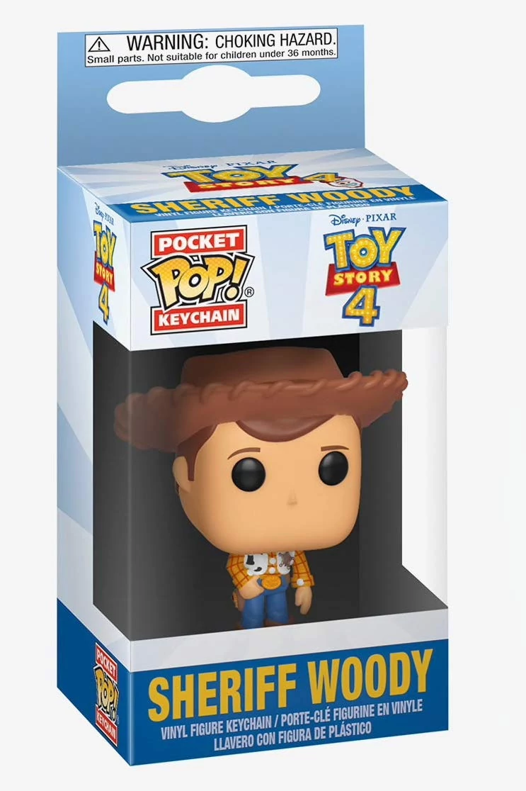 sticky Funko Pop! Toy Story 4 - Sheriff Woody kulcstartó