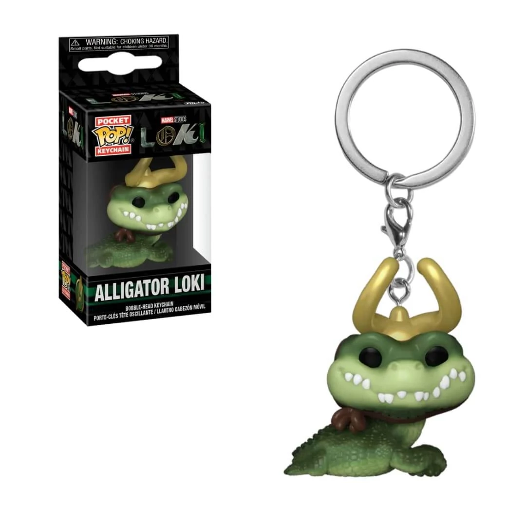 sticky Funko POP! Loki: Alligator Loki kulcstartó