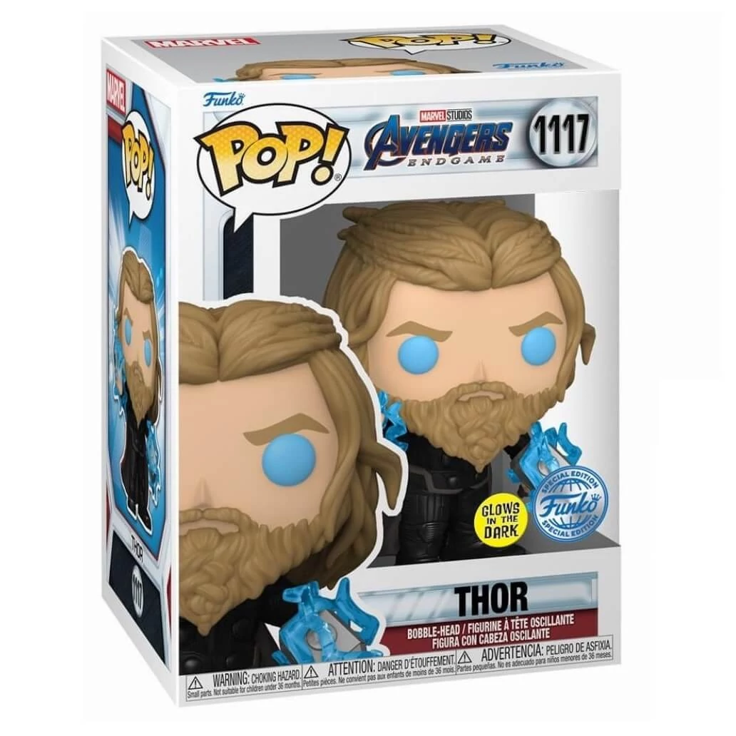 sticky Funko Pop! Marvel Avengers Endgame - Thor* (with Thunder) figura #1117