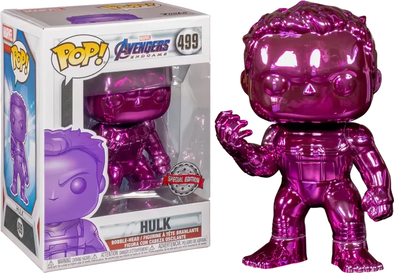 sticky Funko POP! Marvel Avengers Endgame W2 - Hulk Purple Chrome figura