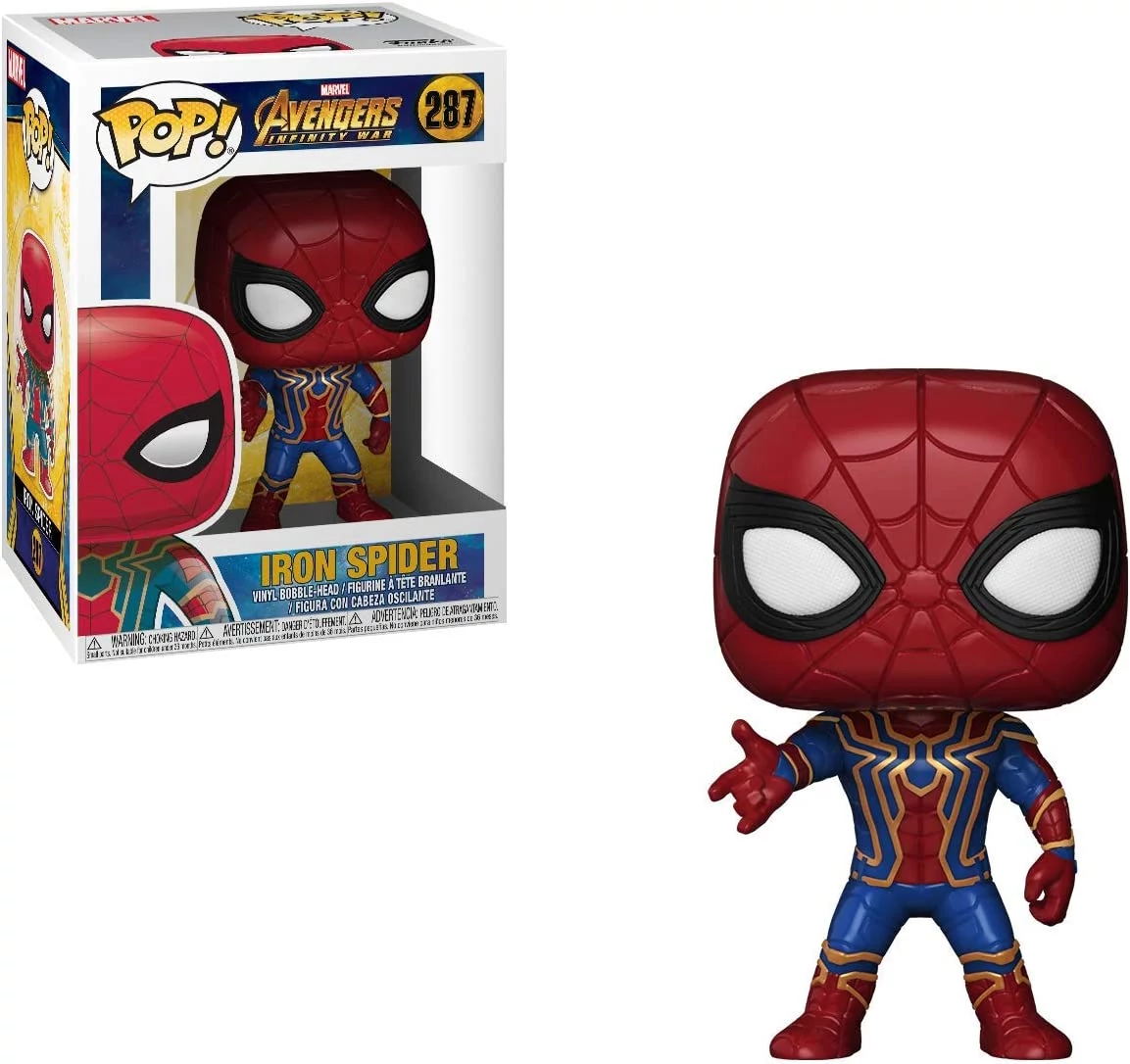 sticky Funko POP! Marvel: Avengers Infinity War - Iron Spider figura #287