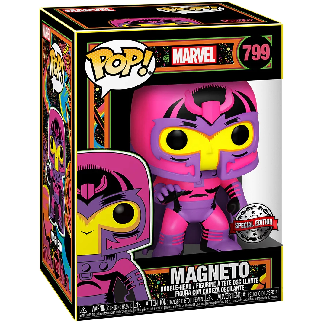 sticky Funko POP! Marvel: Black Light - Magneto figura #799