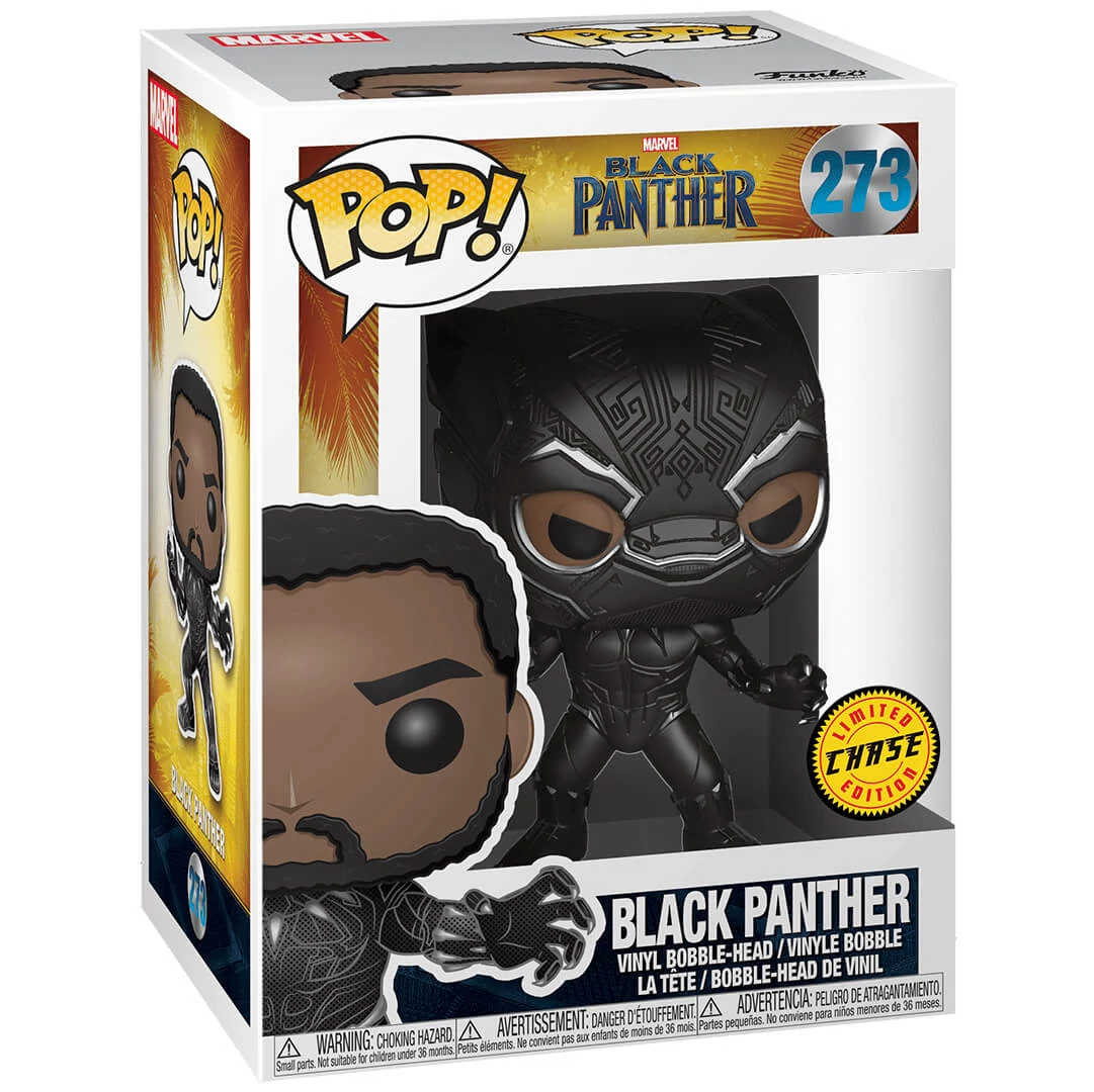 sticky Funko POP! Marvel: Black Panther - Black Panther figura chase #273