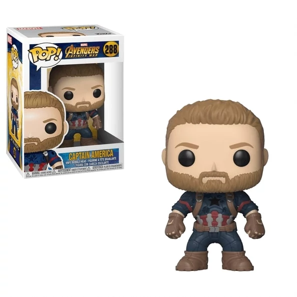 sticky Funko POP! Marvel: Avangers Infinity War - Captain America figura #288