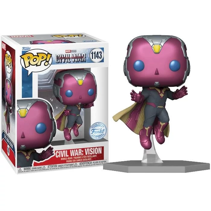 sticky Funko Pop! Marvel: Captain America - Civil War: Vision figura #1143