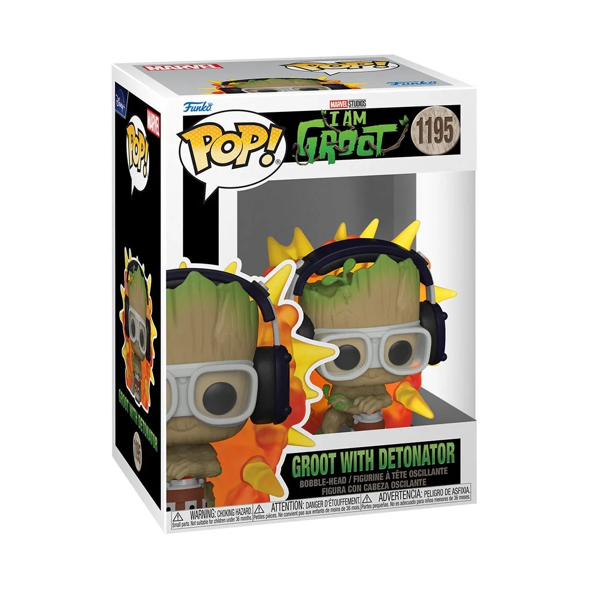 sticky Funko POP! Marvel: I am Groot - Groot w/ detonator figura