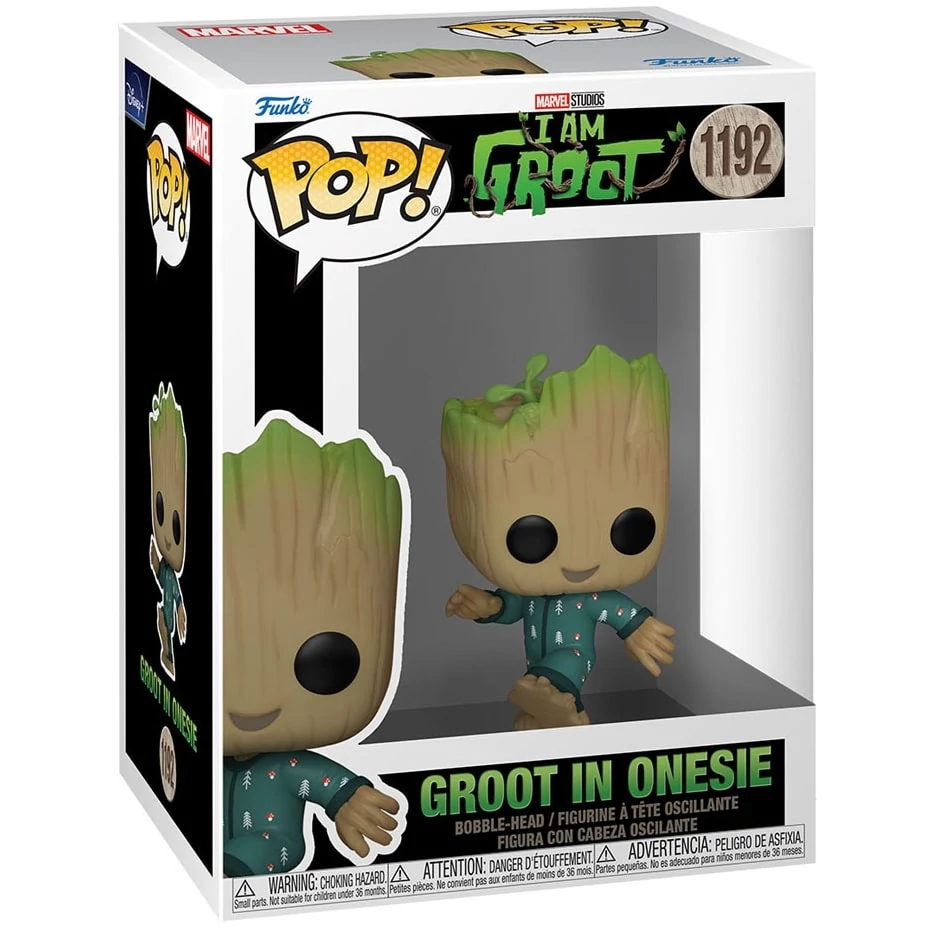 sticky Funko POP! Marvel: IAG - Groot PJ's (dancing) figura