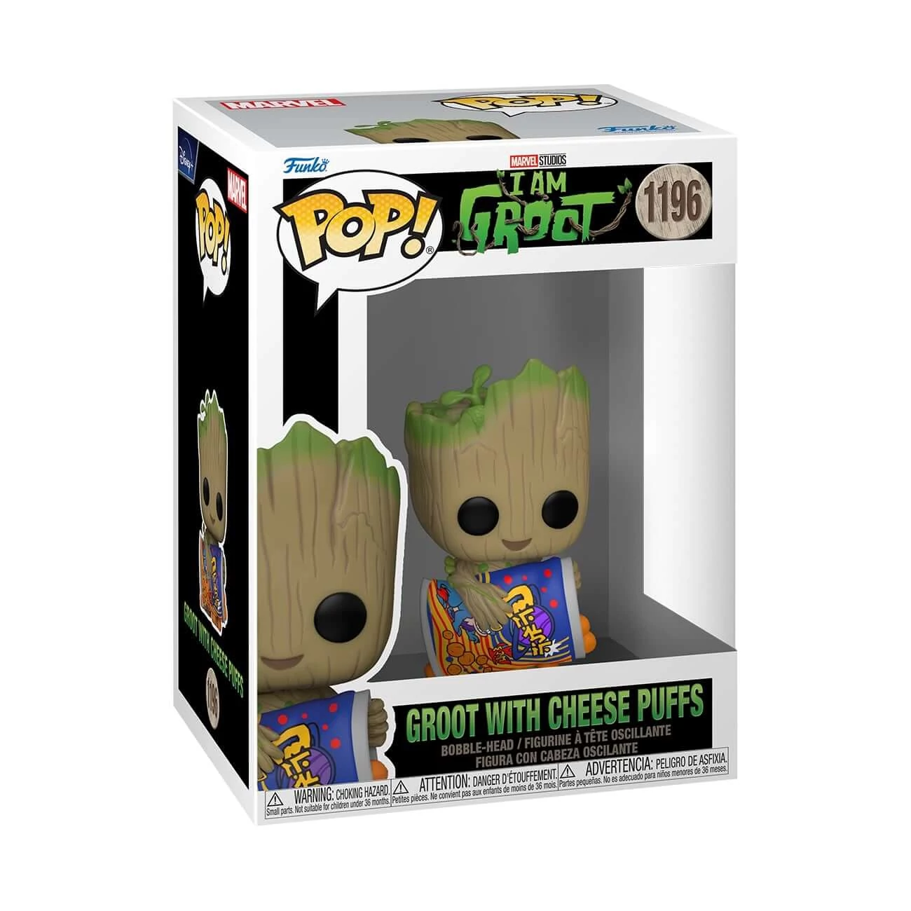 sticky Funko POP! Marvel: IAG - Groot w/Cheese Puffs figura