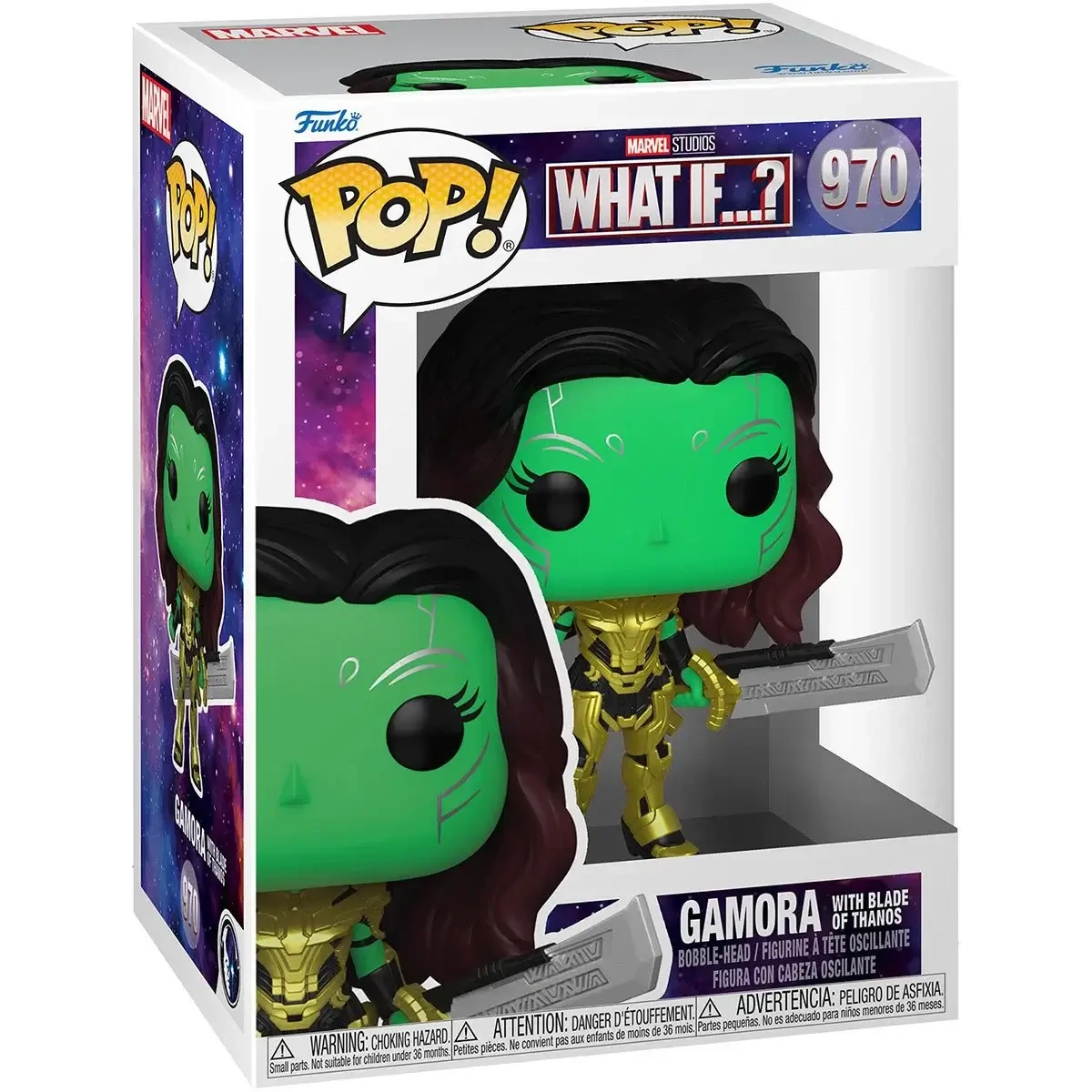 sticky Funko POP! Marvel: What if...? - Gamora with Blade of Thanos figura #970