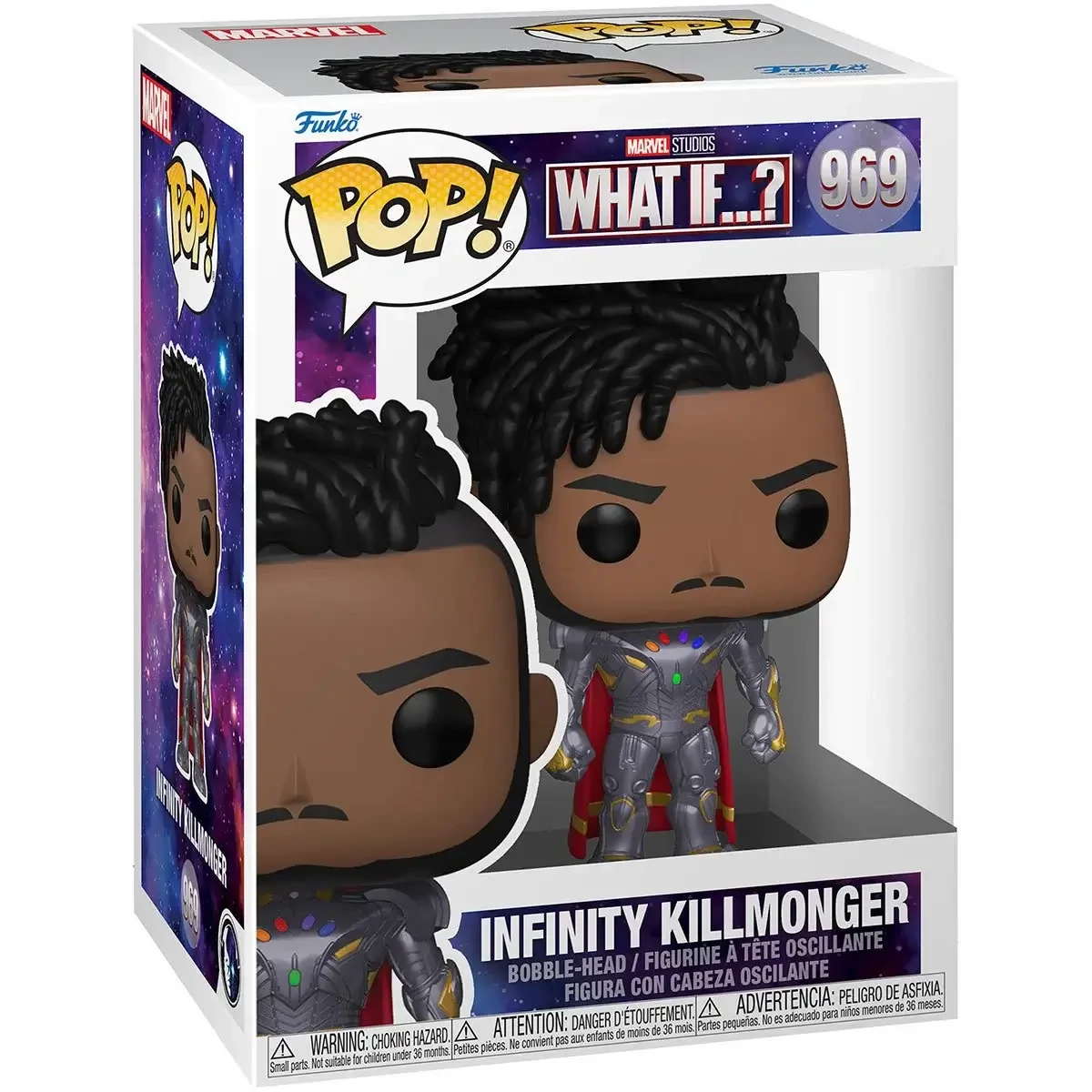 sticky Funko POP! Marvel: What if... S3 - Infinity Killmonger figura #969