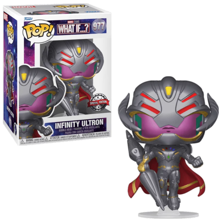 sticky Funko Pop! Marvel: What if... - Infinity Ultron (with Javelin) figura #977