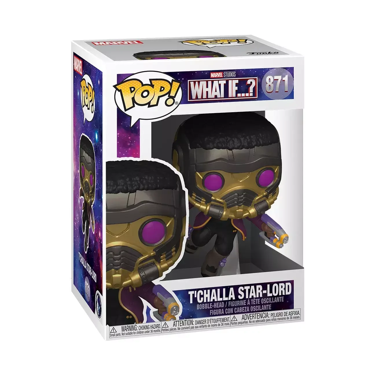 sticky Funko POP! Marvel: What if... - T'Chala Star-Lord figura #871