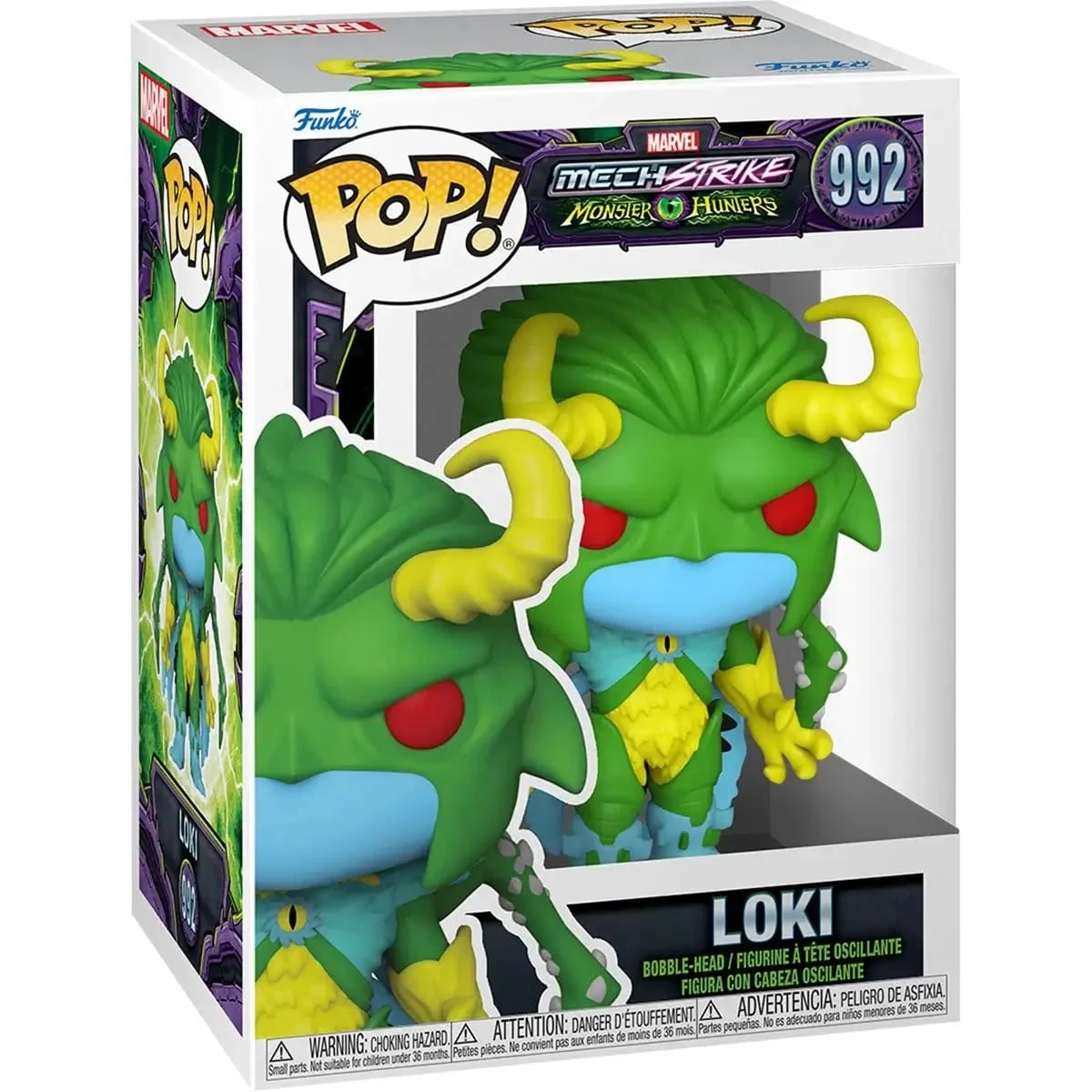 sticky Funko POP! Marvel: Monster Hunters - Loki figura #992