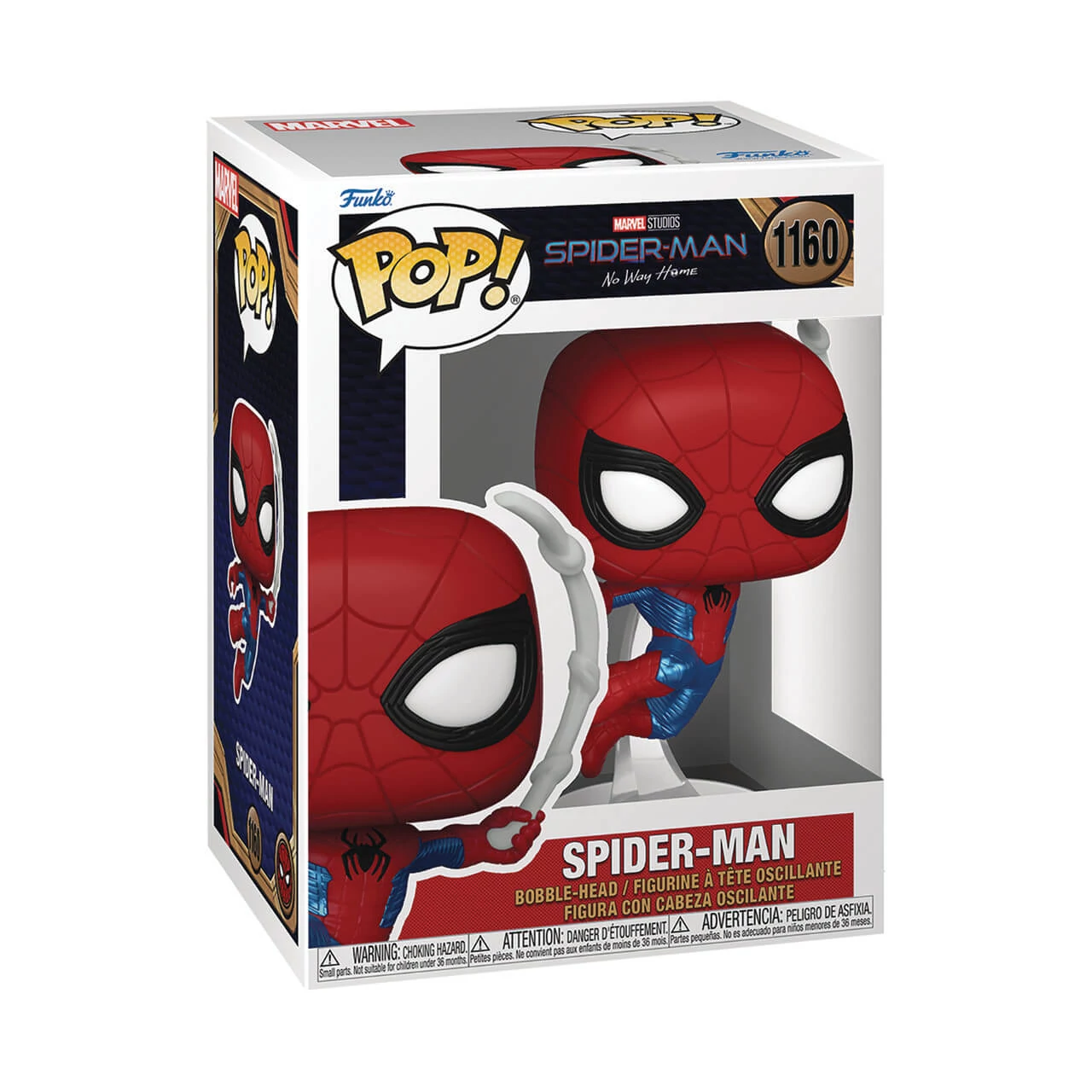 sticky Funko POP! Marvel: No Way Home - Spider-man (finale suit) figura #1160