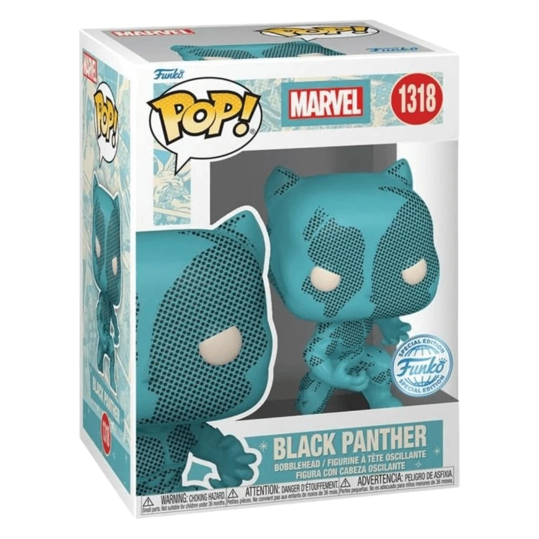 sticky Funko POP! Marvel: Retro Reimagined - Black Panther (SE) #1318