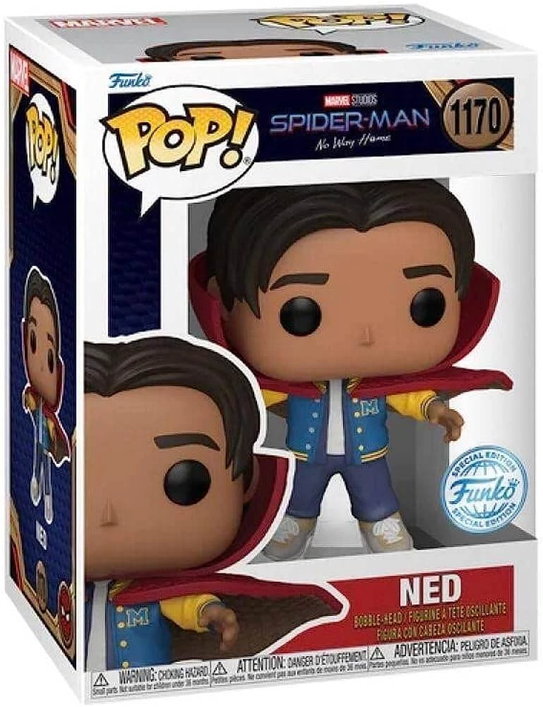 sticky Funko POP! Marvel: Spider-Man No Way Home - Ned (with Cloak) (SE) figura