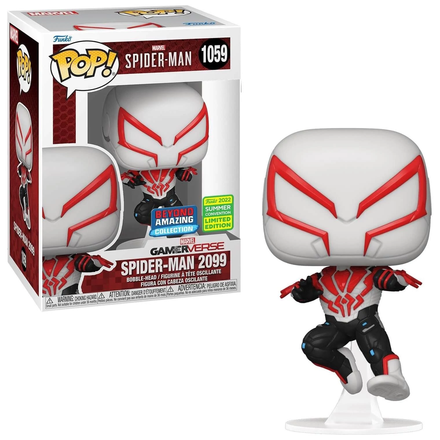 sticky Funko Pop! Gameverse: Spider-Man Beyond Amazing Collection - Spider-man 2099 figura #1059