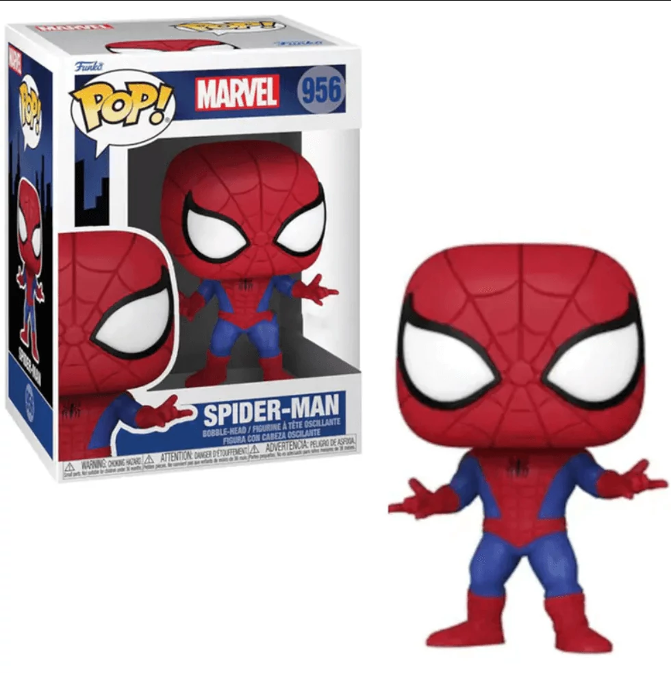 sticky Funko Pop! Marvel: Animated Spider-Man - Spider-Man figura #956