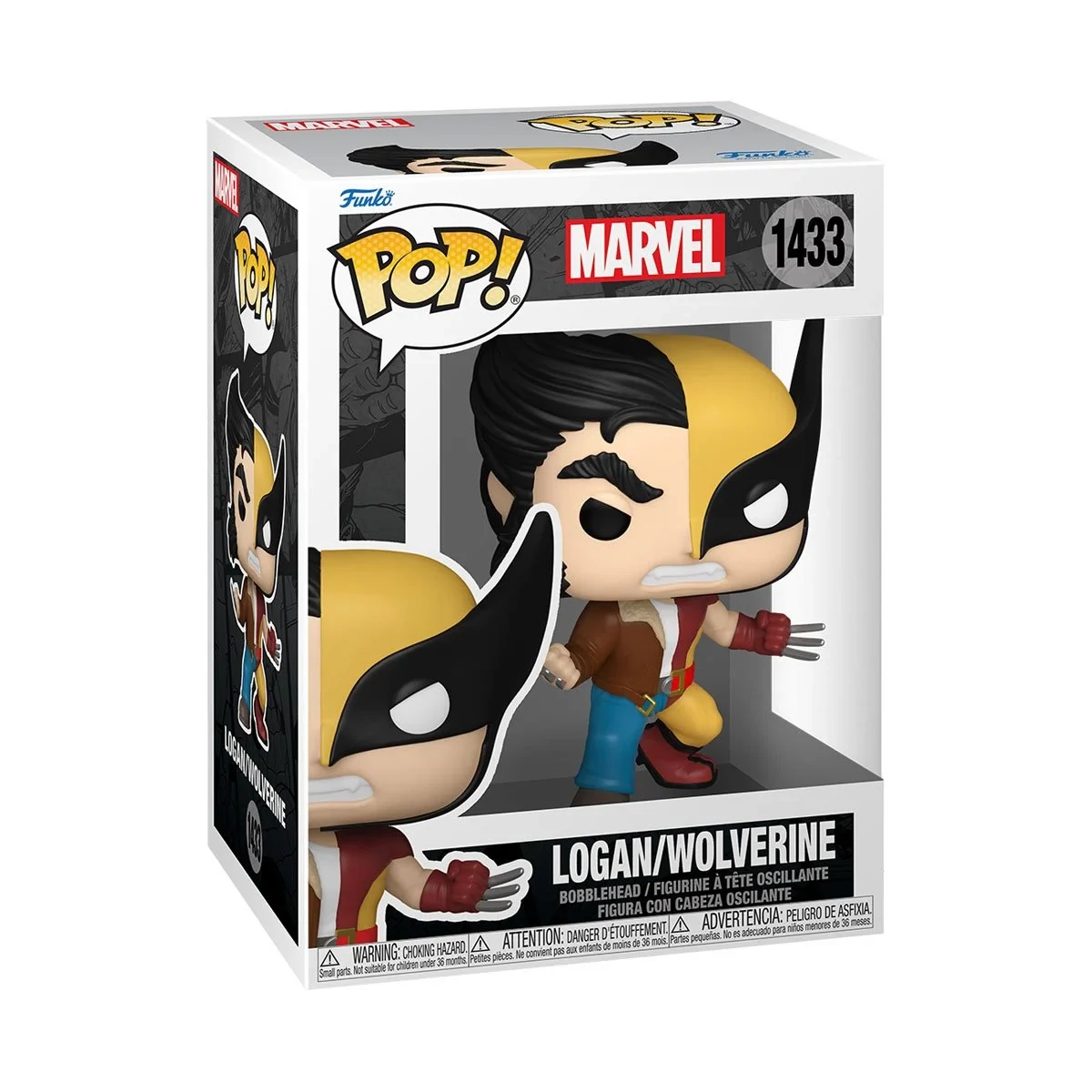 sticky Funko POP! Marvel: Split - Logan/Wolverine figura #1433