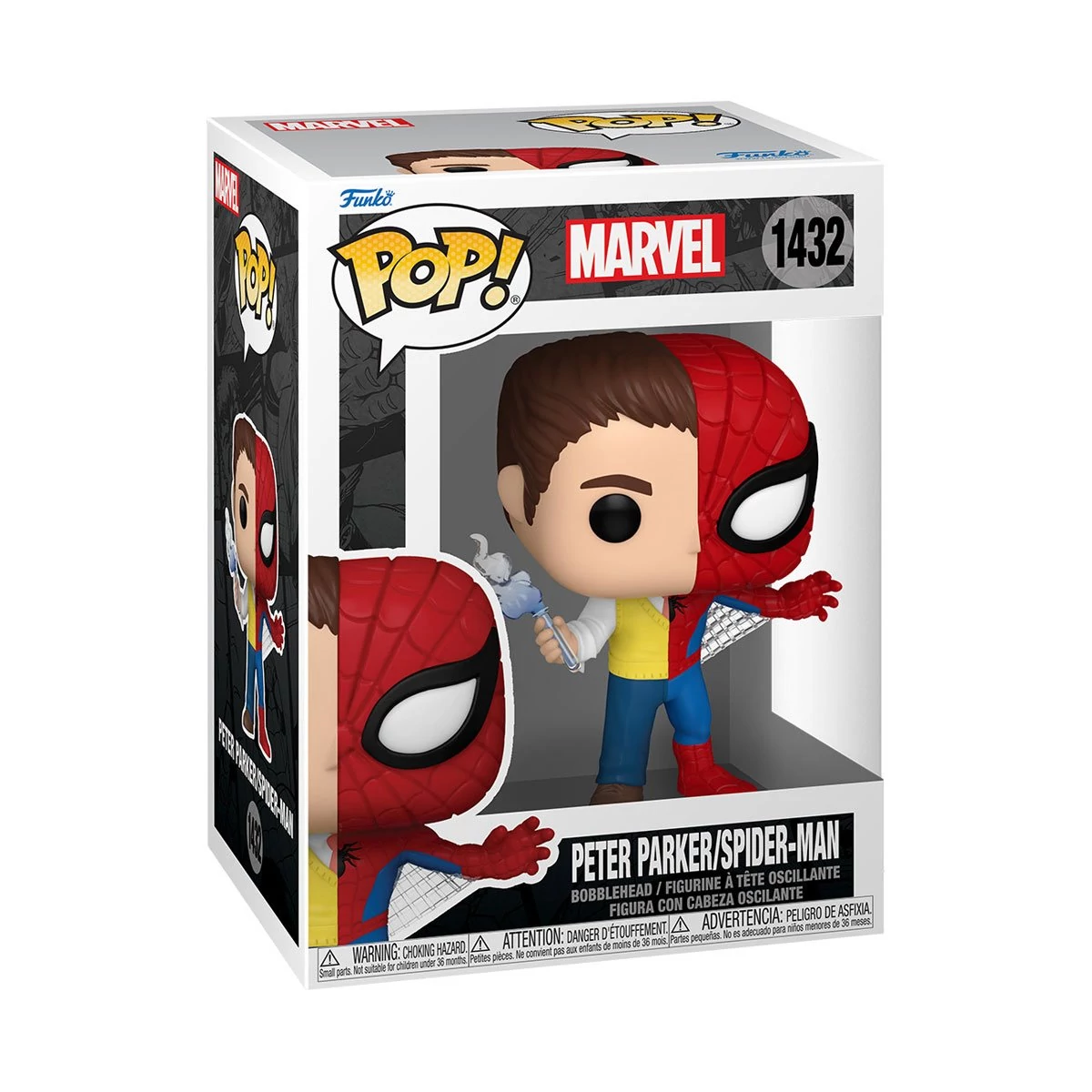 sticky Funko POP! Marvel: Split - Peter Parker/Spider-Man figura #1432